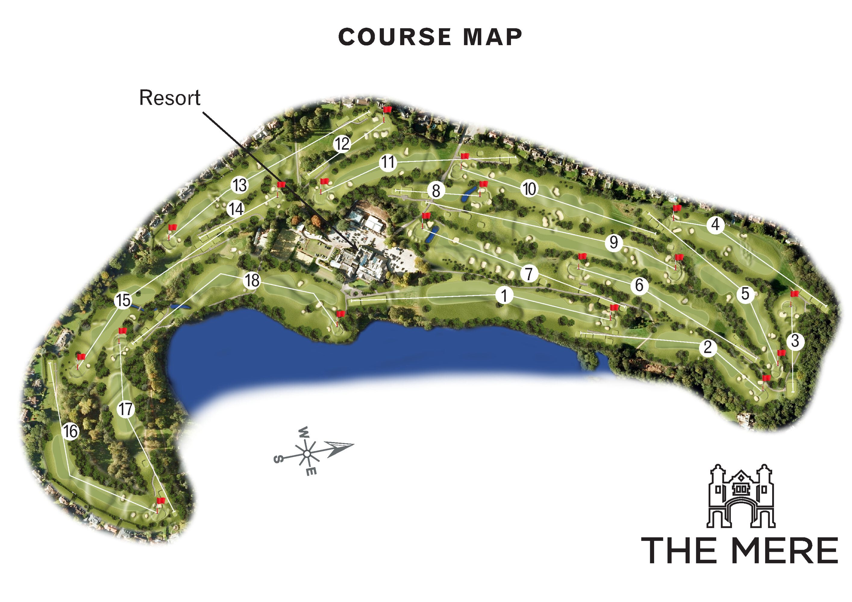 The Mere championship course layout